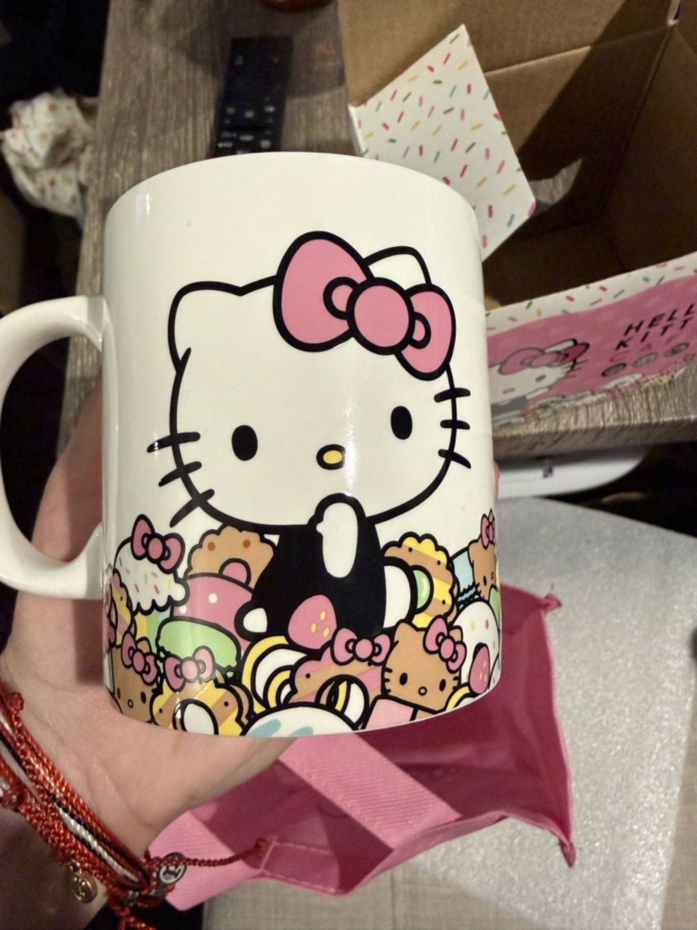 Hello Kitty Pink & White Cafe Decorative Box